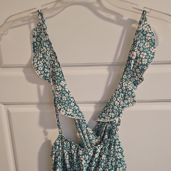 SHEIN Green Floral Jumpsuit - Picture 4 of 4